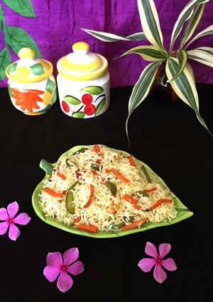 A picture of Vegetable Fried Rice.