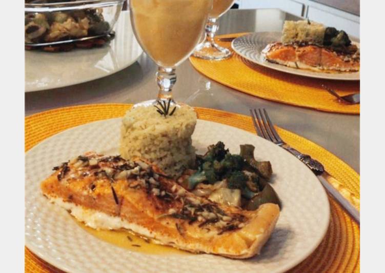 Salmão ao alecrim - Tudogosreceitas