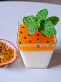 Panna Cotta vị sữa chua, chanh dây