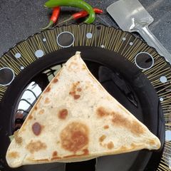 A picture of Egg Paratha.