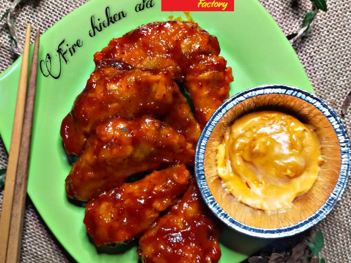 Langkah Mudah untuk Menyiapkan 13.Fire wings ala Richesse Anti Gagal