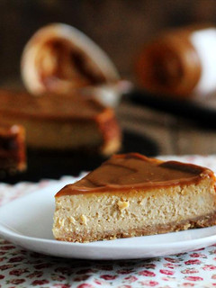 Una foto de Cheesecake de dulce de leche. Vídeo tutorial