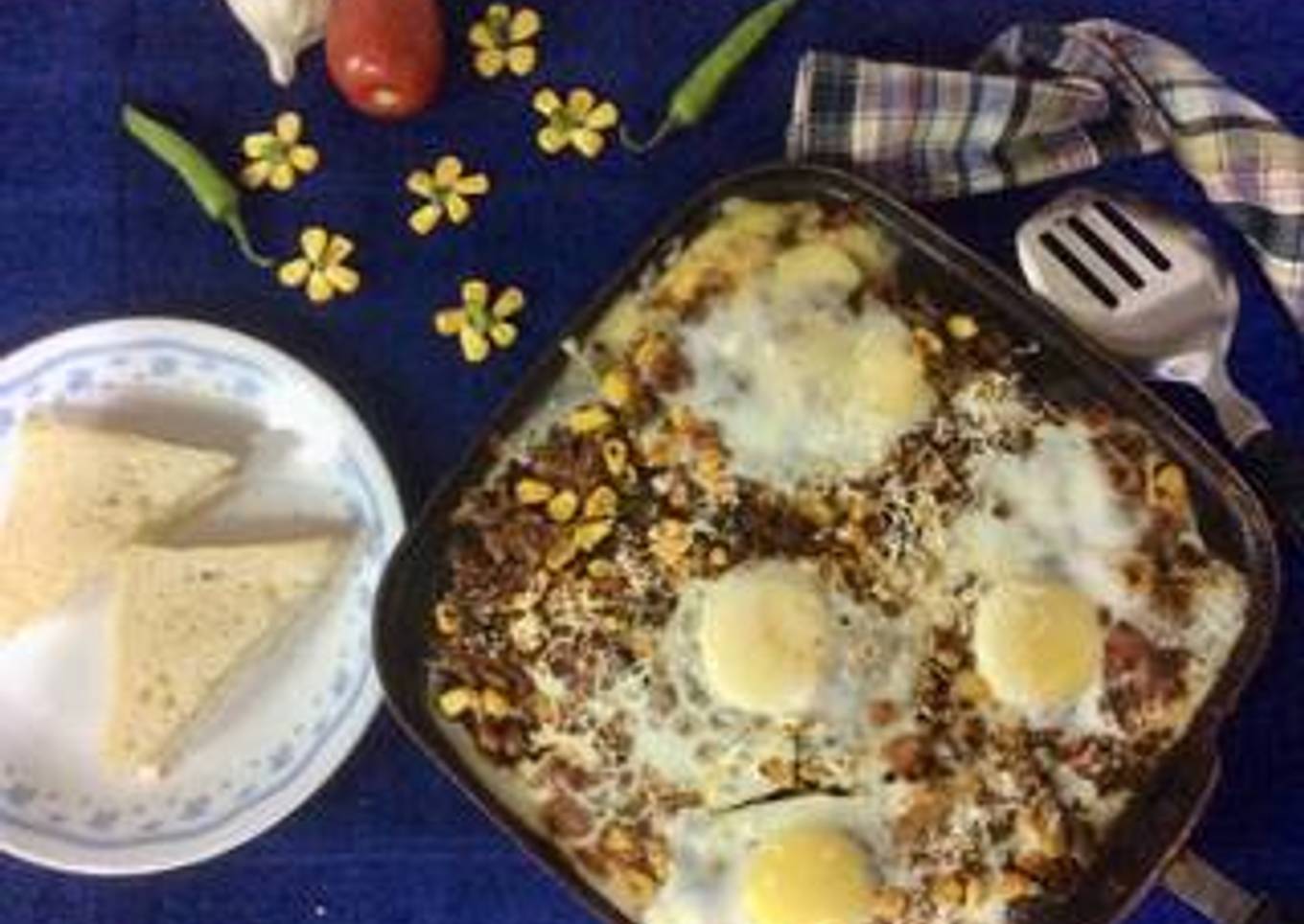 Spicy Tawa Egg Fry