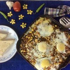 Spicy Tawa Egg Fry A picture of Spicy Tawa Egg Fry.