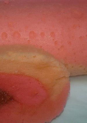 Foto resep Bolu gulung ombre selai nanas