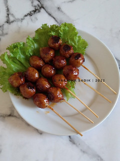Foto resep Bakso Ayam Bakar
