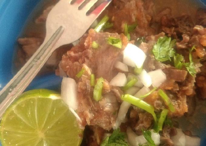 Birria de ternera estilo Aguascalientes Receta de Fer De La Cosina- Cookpad