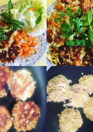 Une photo de Patate douce, Poulet, Salade, Sauce au yaourt Healthy -Diet
