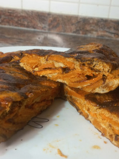 Una foto de Tortilla de sobrasada y boniato 🍴