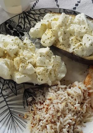 Une photo de Aubergine mozza buffala cookeo