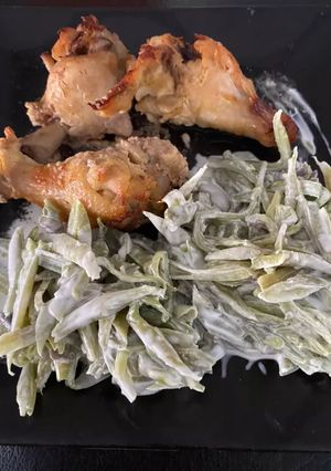 Una foto de Ensalada de poroto verdes con mayonesa
