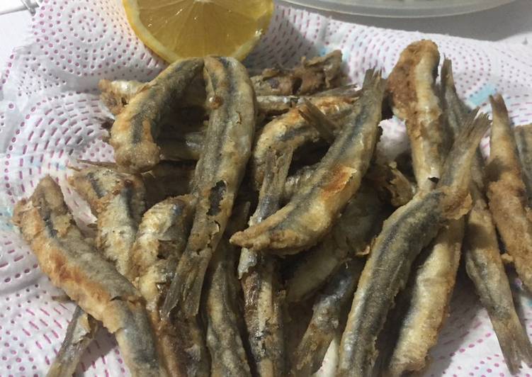 Boquerón frito