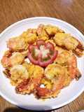 Salted Egg Yolk Prawns