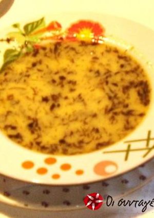 A picture of Magiritsa with chicken offal.