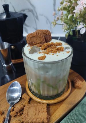 Foto resep Silken Tofu Matcha Latte