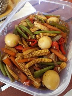 Foto resep Tumis sayur dan telur puyuh