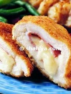 صورة لوصفة طريقة عمل كوردون بلو سهل