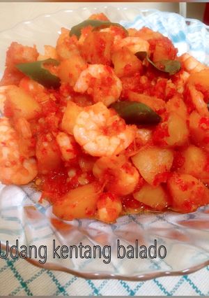 Foto resep Udang kentang balado