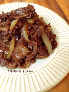 A picture of ☆Sweet and Savory Beef Stir-Fry☆.