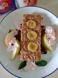 Oats cake. breakfast easy