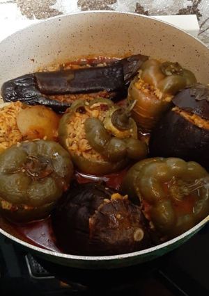 عکسی از دستور دلمه