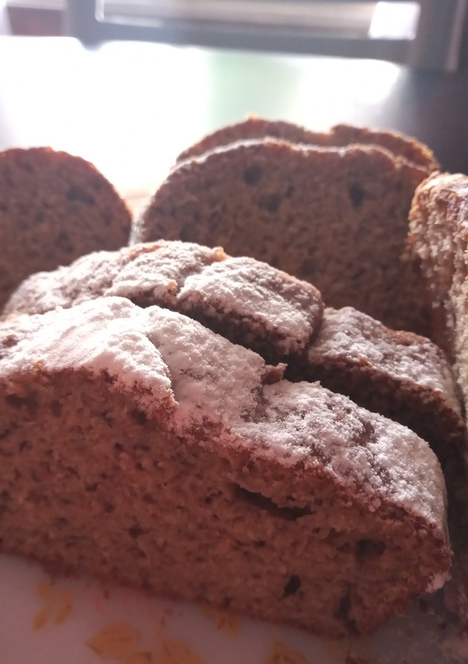 Una foto de Budín de banana y canela