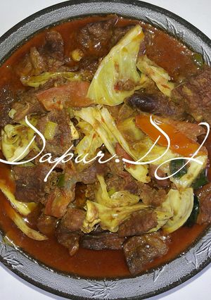 Foto resep 03. Tongseng Daging Sapi (tanpa santan)