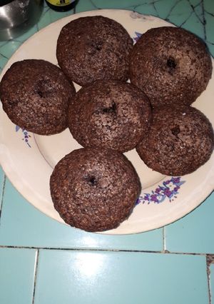 Una foto de Muffins de chocolate y coco sin royal
