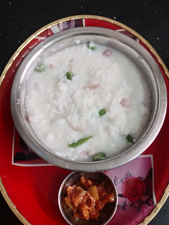 * பழைய சாதம்*(palaya sadam recipe in tamil) செய்முறை முக்கிய புகைப்படம்