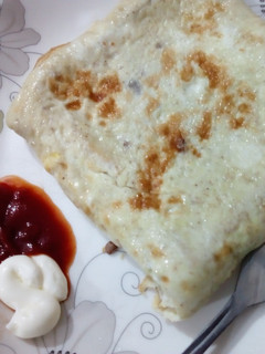 A picture of Bread omelette❤.