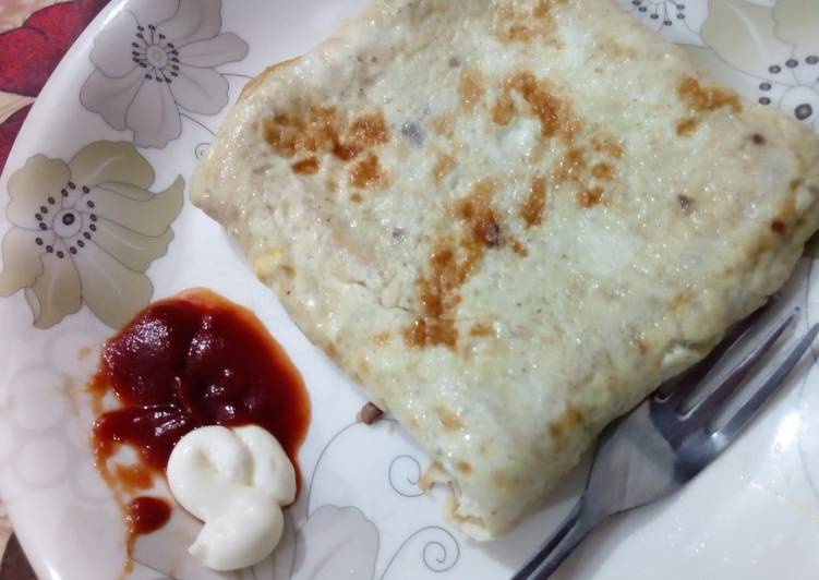 Bread omelette❤