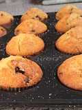 Muffins de chispas de chocolate
