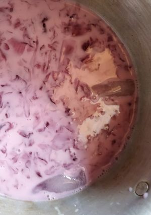 Foto resep Es lumut taro