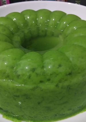 Foto resep Puding Lumut Daun Pandan