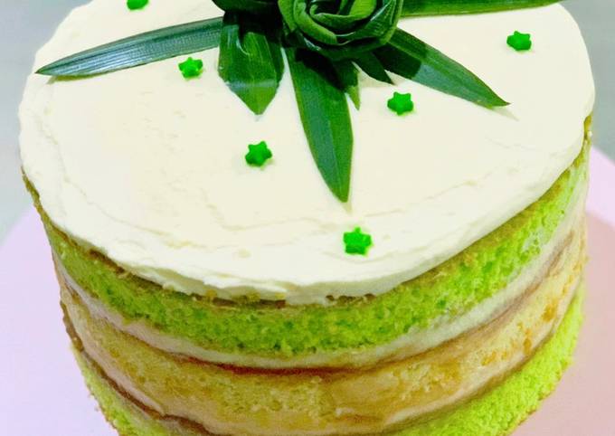 Resep Pandan Naked Cake Oleh Kitchen Lab Cookpad