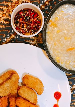 Foto resep Soup Jagung dan Nugget