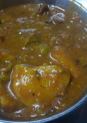 A picture of Aloo ki sabji.