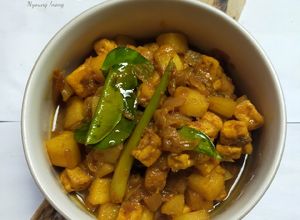 Foto resep Lobak Tongcai Bumbu Topping Mie Ayam