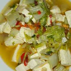 รูปของ Tumis sawi pedas manis
