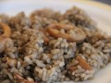 Arroz "Semi-Negro" con sepia y calamares