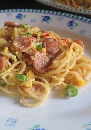 Foto resep Sphagetti Alfredo