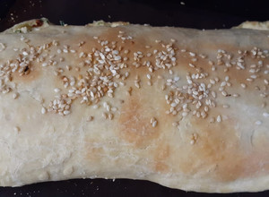 Una foto de Strudel Salado de Ricota y espinaca