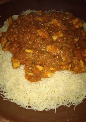 A picture of Seffa with Chicken.