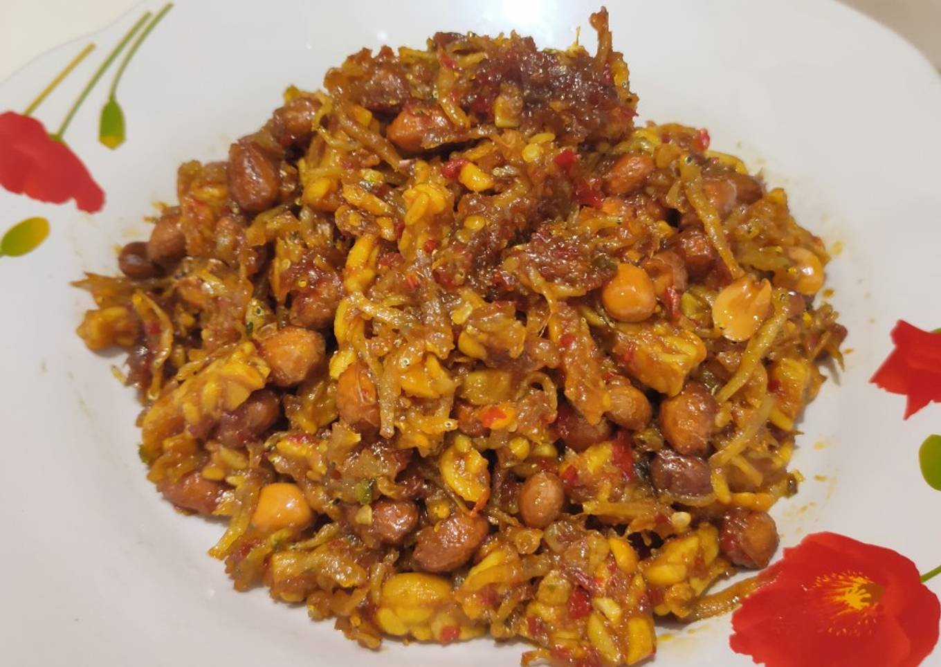 Sambal Tempe Kacang Teri