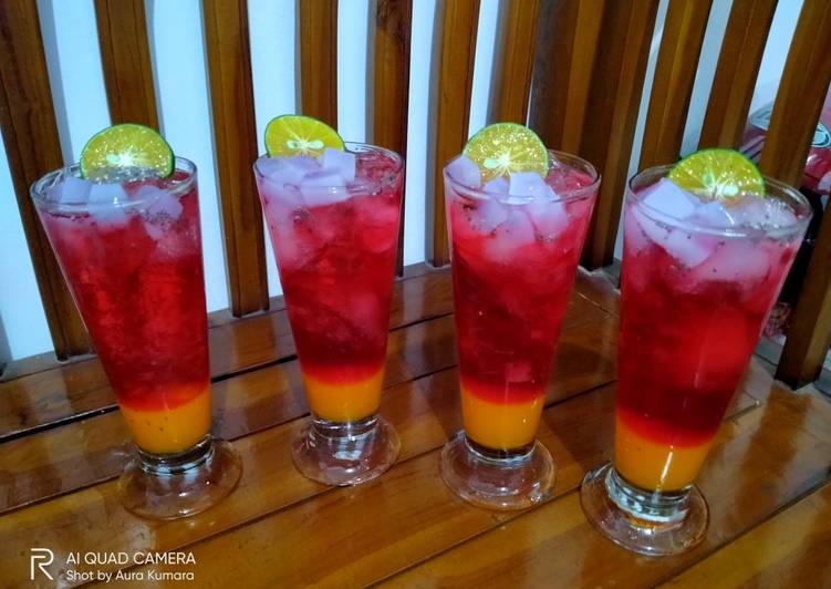 Resep Ice Tropical Squash And 34 Strowbery Orange And 34 Yang Nikmat