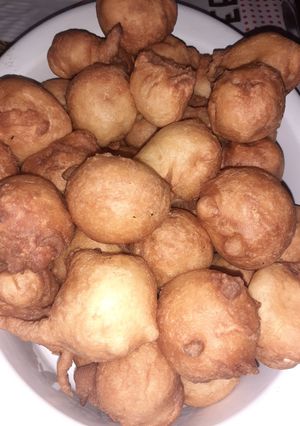 Una foto de Buñuelos de manzana