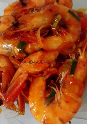 Foto resep Udang pedas manis