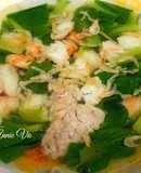 Canh cải thìa tôm thịt