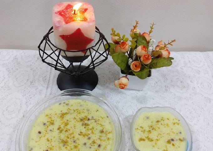 Rice and sabudana kheer