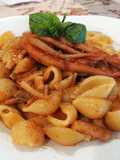 Conchiglie con Ciuffi di Calamari